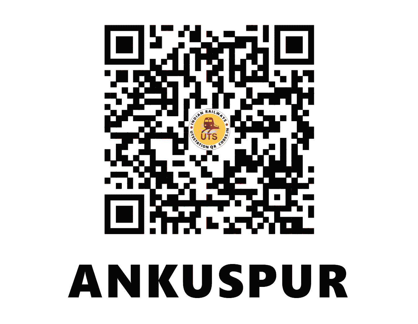 UTS QR Code for ANKUSPUR - AKS - NE (UTTAR PRADESH)